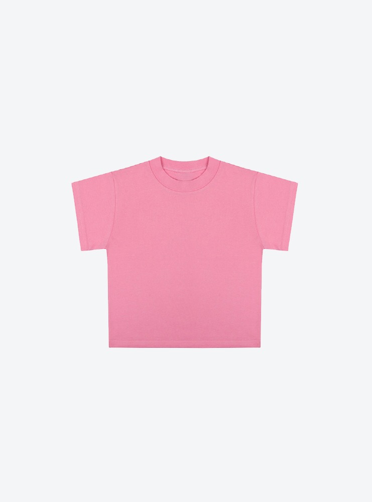 오로라 핑크 &#039;무지컬렉션&#039; 클래식 반팔 티셔츠