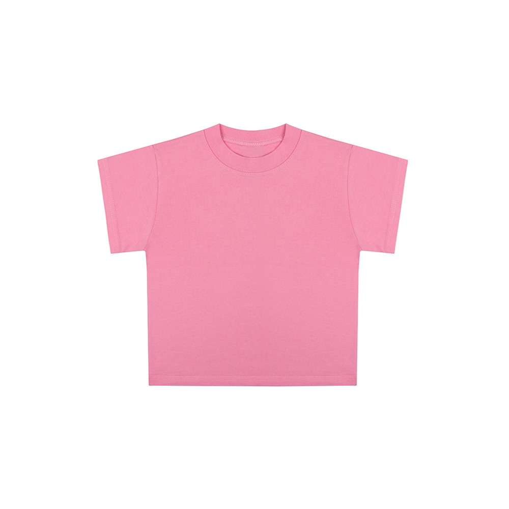 오로라 핑크 &#039;무지컬렉션&#039; 클래식 반팔 티셔츠